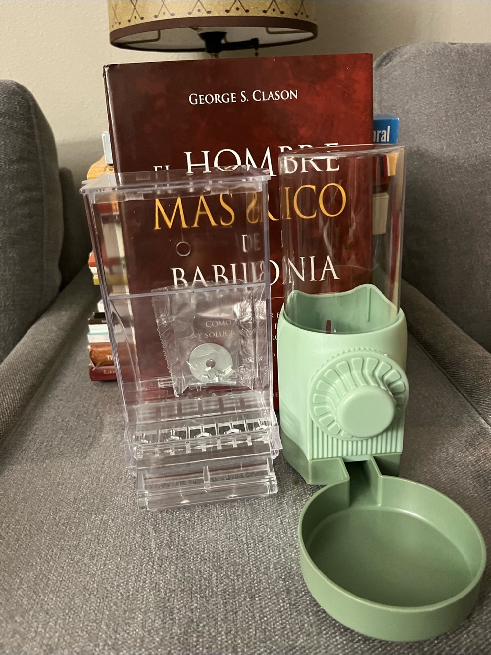 Mint Green Automatic Pet Feeder Dispenser